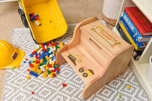 Personalized Natural Wood Two Step Stool - main