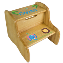personalized fixed step stool