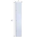 Personalized Mauve Daisy Growth Chart - MyBambino.com
