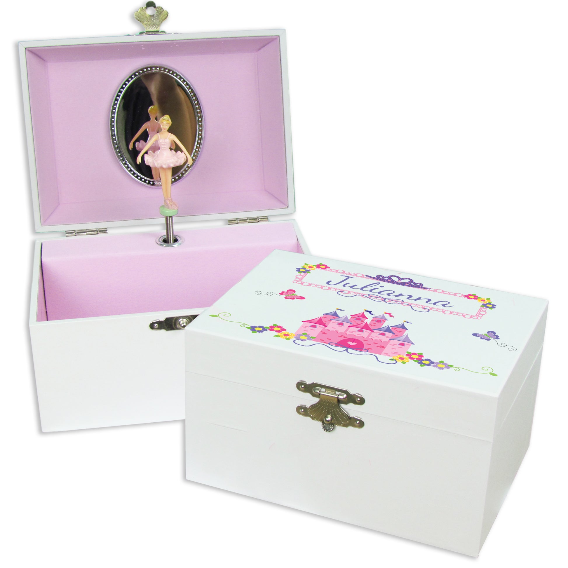 personalized princess musical ballerina jewelry box