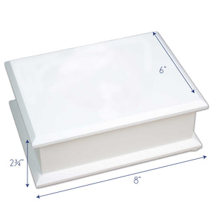 Personalized Lift Top Jewelry Box with French Paris design