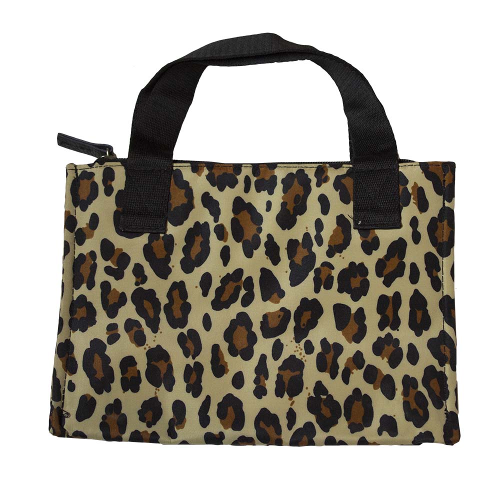 Embroidered Cheetah Insulated Lunch Box