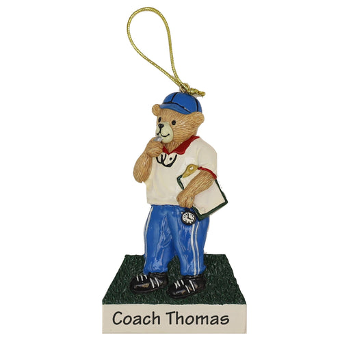 Personalized Coach Ornament