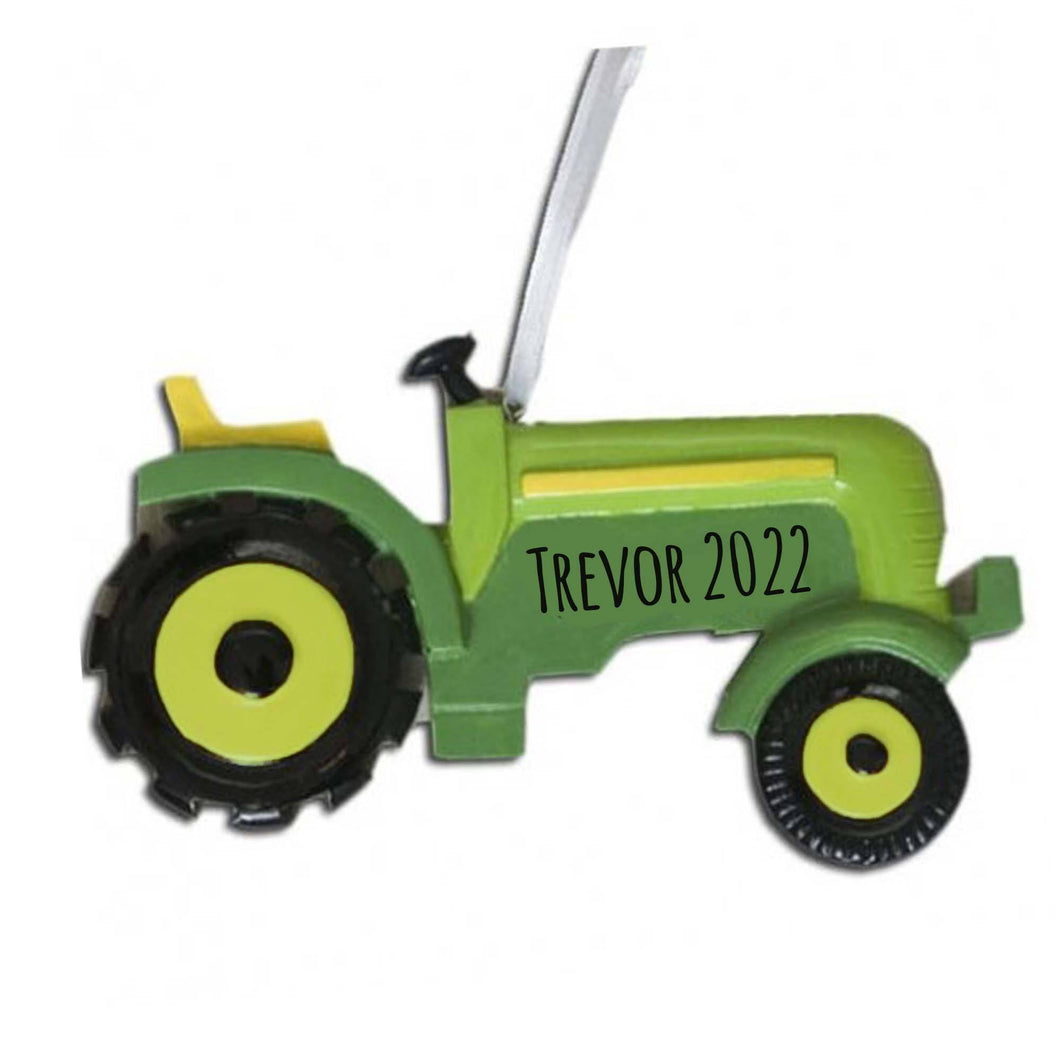 Personalized Ornament - Tractor