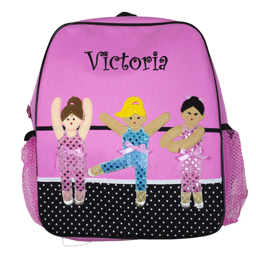 Embroidered Ballerina Backpack Pal
