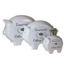 Personalized College Fund Piggy Bank