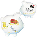 Personalized Pirate Piggy Bank for Boys