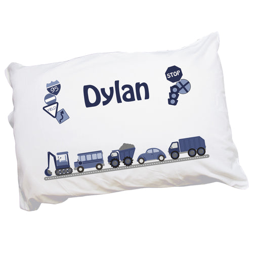 Personalized Transportation Pillowcase