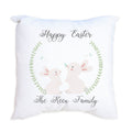 personalized family easter throw pillow