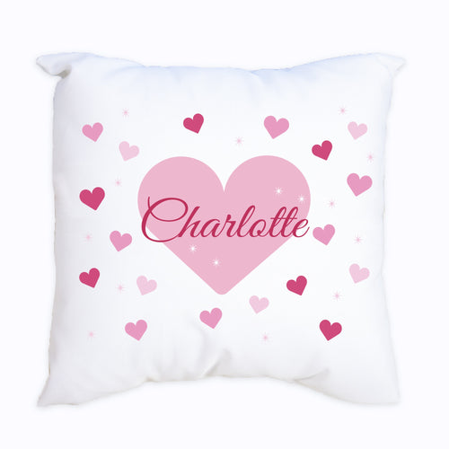 Personalized Big Heart Throw Pillowcase
