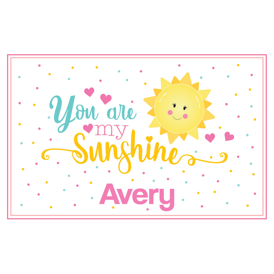 Child's Placemat - You Are My Sunshine