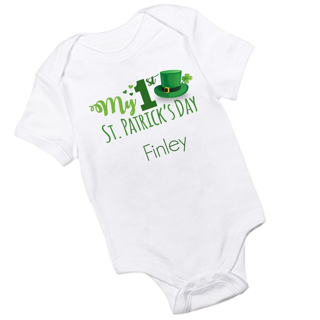 Personalized My First St. Patrick's Day Onesie
