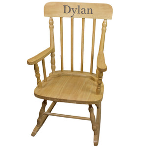 Natural Spindle Rocking Chair -Name Only