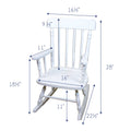 English Garden White Personalized Wooden ,rocking chairs