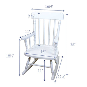 Airplane White Personalized Wooden ,rocking chairs