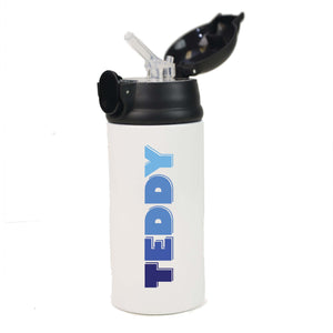 Personalized Sippy Cup - Color Block - Blues