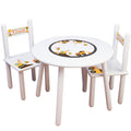 Boys construction table chair set personalized