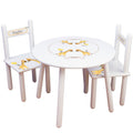 Child giraffe table and chair set