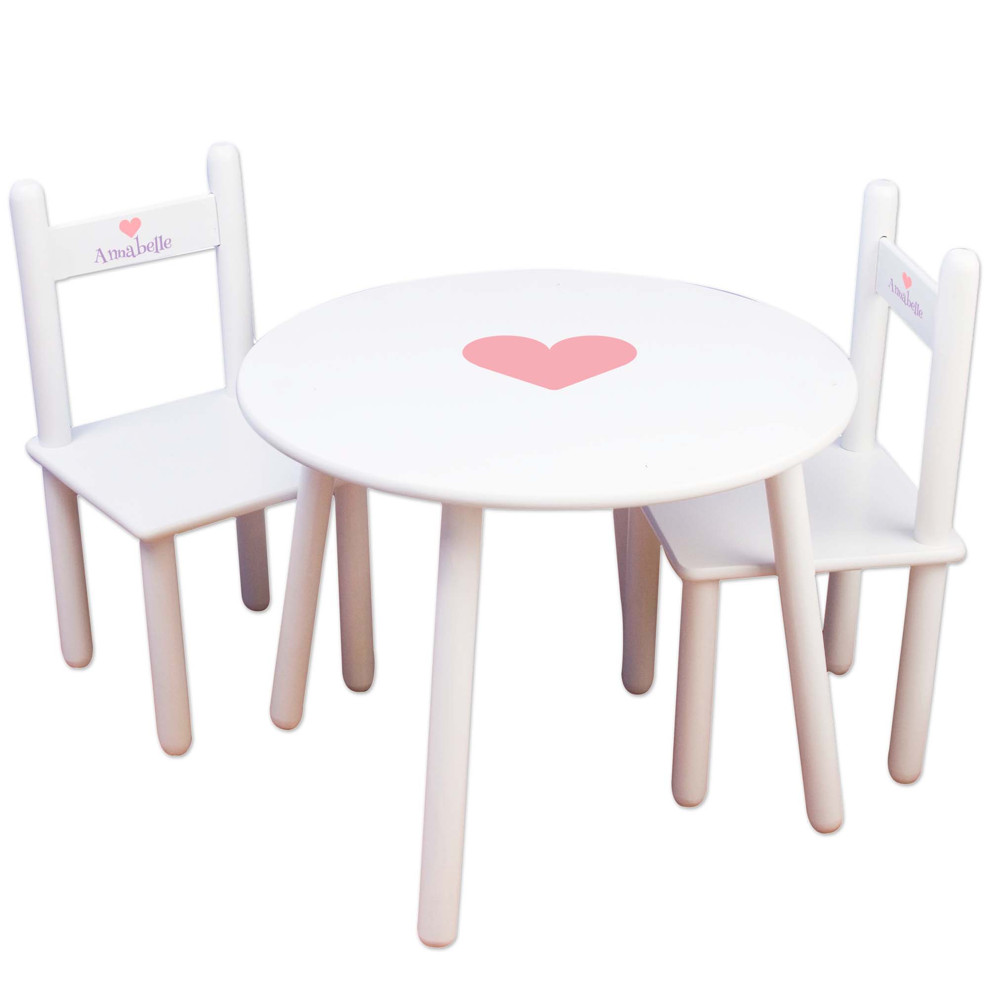 White Table Chair Kids Table and Chair Set | My Bambino