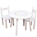 White Table Chair Set - Multihearts - MyBambino.com