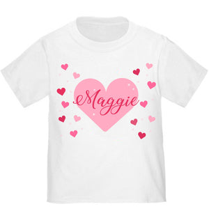 Personalized Big Heart T-shirt