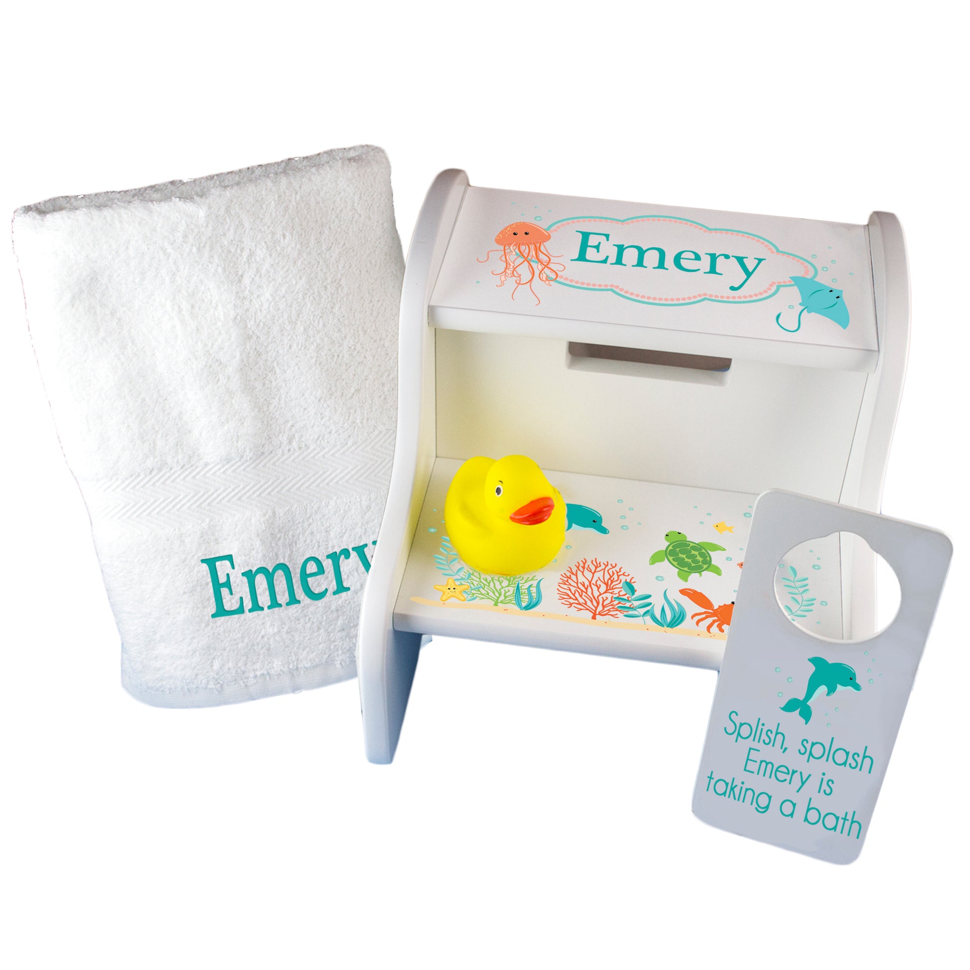 Personalized Tub Time Gift Set