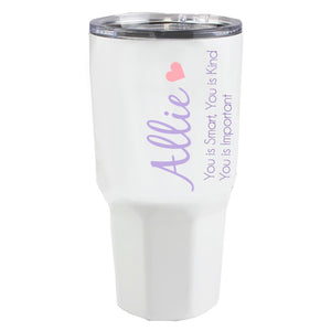 Pink Heart Tumbler