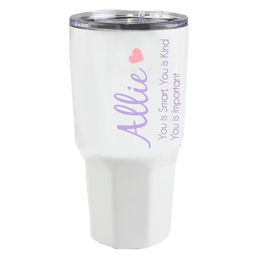 Pink Heart Tumbler