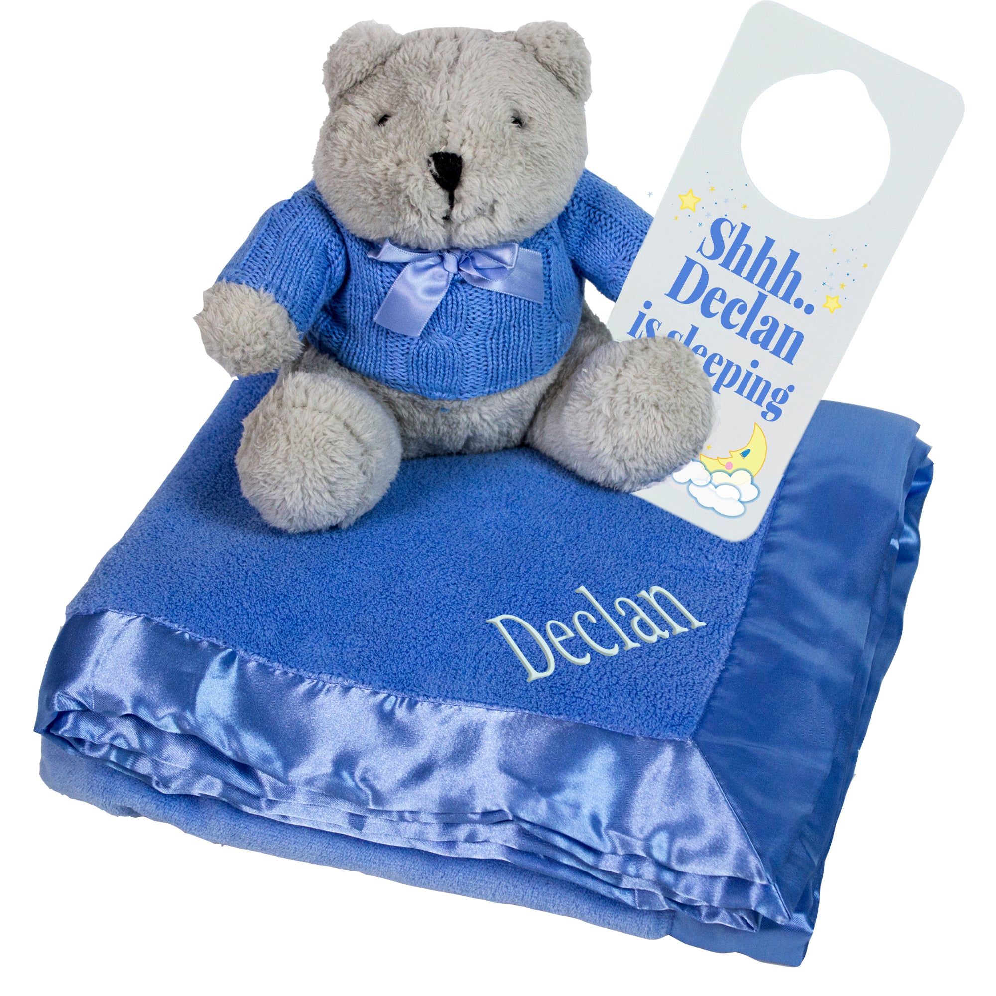 teddy bear and blanket set