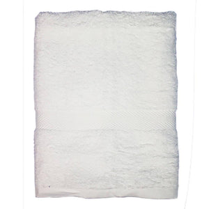 Personalized White Bath Towel Monogrammed 