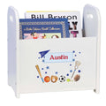Personalized Book ,storage Magazine Rack Sports Theme