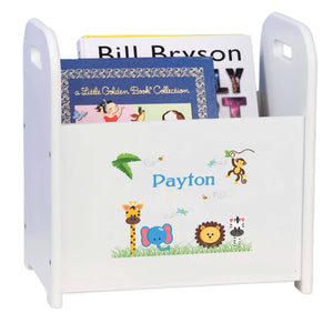 Personalized Child's Book ,storage Magazine Rack Lacey Bow