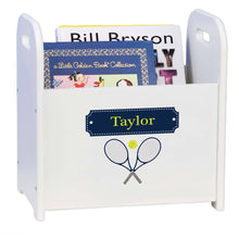 Personalized Tennis Book Caddy And Rack