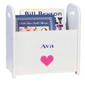 Personalized Single Heart Design Book Caddy And Holder