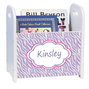 Personalized Light Gray Circle-Ii Design Book Caddy And Holder