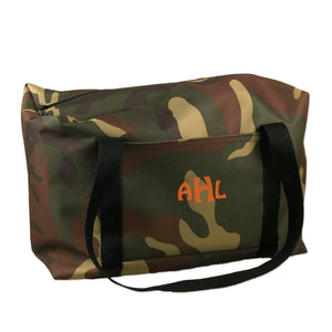 Embroidered Camouflage Large Duffle