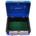 Personalized Blue Cash Box with Rocket design
