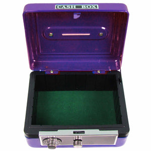 Purple Lt Blue Cross Cash Box