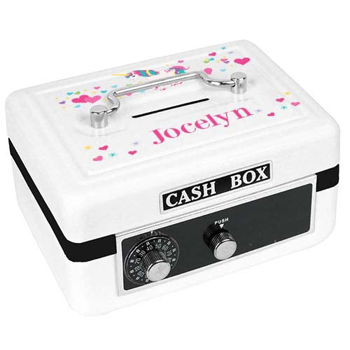 White Cash Box - Unicorn