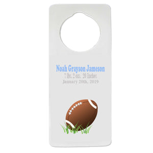 Single Football Door Hanger