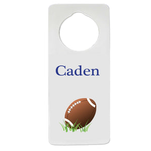 Single Football Door Hanger
