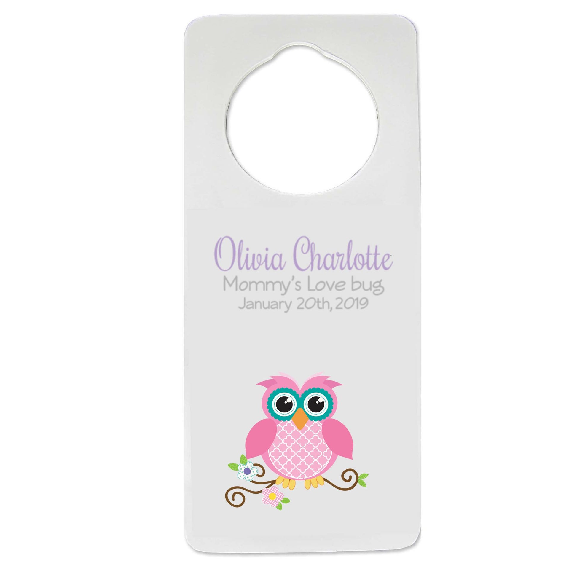 Single Owl Door Hanger