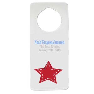 Single Star Door Hanger