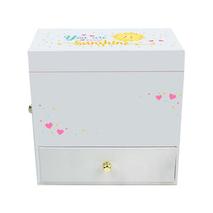 Personalized You Are My Sunshine Deluxe Ballerina Jewelry Box