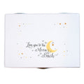 Personalized Moon and Back Ballerina Jewelry Box