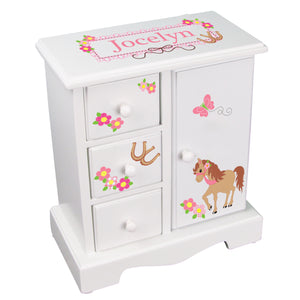 little pony personalized jewelry armoire