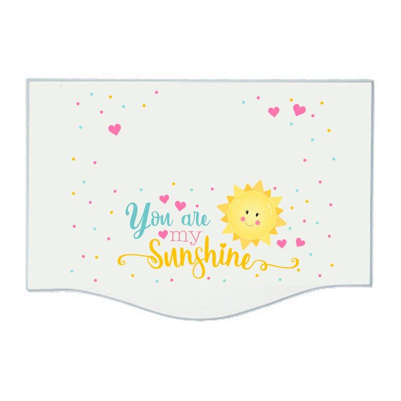 Personalized You Are My Sunshine Lift Top Jewelry Box
