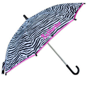 Personalized Zebra Print Umbrella