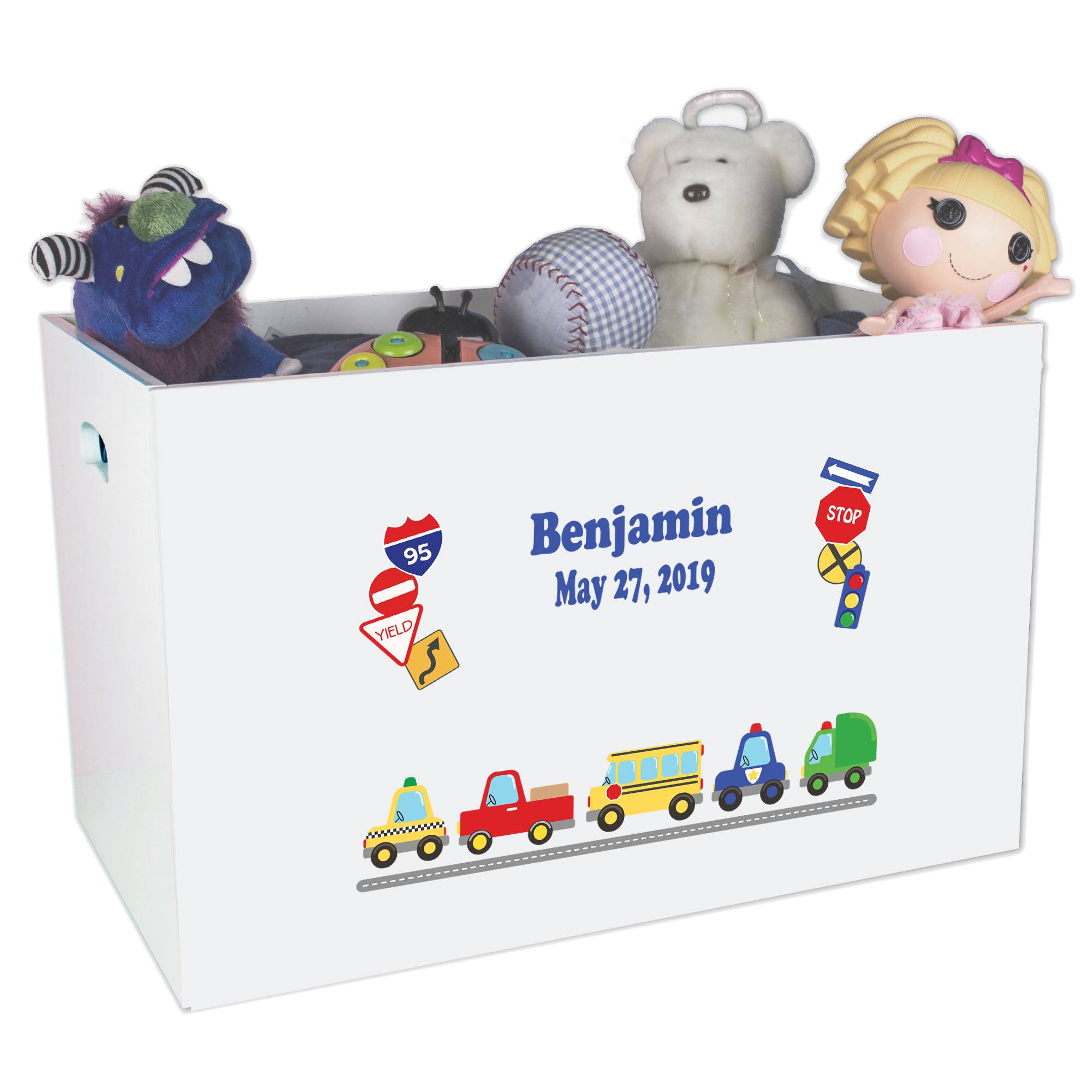 Personalized toy box best sale boy