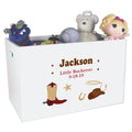 Personalized Cowboy Toy Box Bin